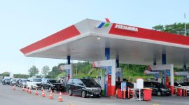 Stasiun Pengisian Bahan Bakar Umum (SPBU) Pertamina. (int)