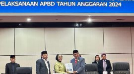 Suasana Rapat Paripurna DPRD Bontang, Senin (2;6). (ist)