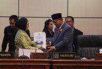 Pemerintah Bontang terima LHP-LKPD Tahun Anggara 2024 dari BPK. (ist)