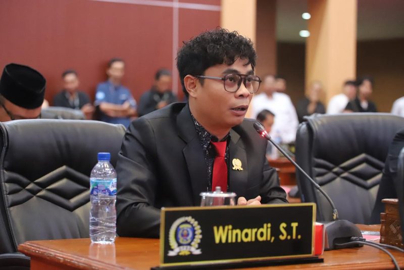 Anggota Komisi B DPRD Bontang,, Winardi. (ist)