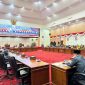 Rapat kerja DPRD Bontang mendengarkan tanggapan Pemkot terhadap pandangan fraksi-fraksi terkait dua raperda, Senin (16/6). (ist)