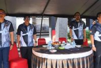 Ketua Komisi II DPRD Kaltim, Sabaruddin Panrecalle, yang turut hadir memberikan dukungan kegiatan turnamen olahraga yang digelar Polda Kaltim. (Foto/Humas)