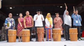 Perhelatan Pekan Daerah (PEDA) XI Kelompok Tani Nelayan Andalan (KTNA) Kalimantan Timur resmi ditutup pada Jumat (27/6/2025) di Taman Budaya Sendawar. (Foto/Humas)
