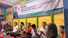 Anggota DPRD Kalimantan Timur, Husin Djufrie, menyerap berbagai aspirasi masyarakat saat menggelar reses masa sidang II tahun 2025. (Foto/Humas)