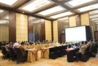 Panitia Khusus (Pansus) DPRD Kalimantan Timur yang membahas Rancangan Peraturan Daerah (Ranperda) tentang Rencana Pembangunan Jangka Menengah Daerah (RPJMD) Kaltim 2025–2029. (Foto/Humas)
