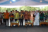 Ketua Komisi II DPRD Kalimantan Timur, Sabaruddin Panrecalle, mewakili Pimpinan DPRD Kaltim menghadiri acara penutupan peringatan Hari Ulang Tahun ke-45 Dewan Kerajinan Nasional (Dekranas) Tahun 2025. (Foto/Humas)
