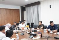 Komisi III DPRD Kalimantan Timur melakukan kunjungan kerja ke Badan Penghubung Pemerintah Provinsi Kaltim di Jakarta. (Foto/Humas)
