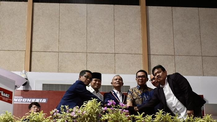 GOR Segiri Samarinda berubah menjadi arena semarak pembukaan 2nd East Borneo International Taekwondo Championship 2025, Kamis (17/7/2025). (Foto/Humas)