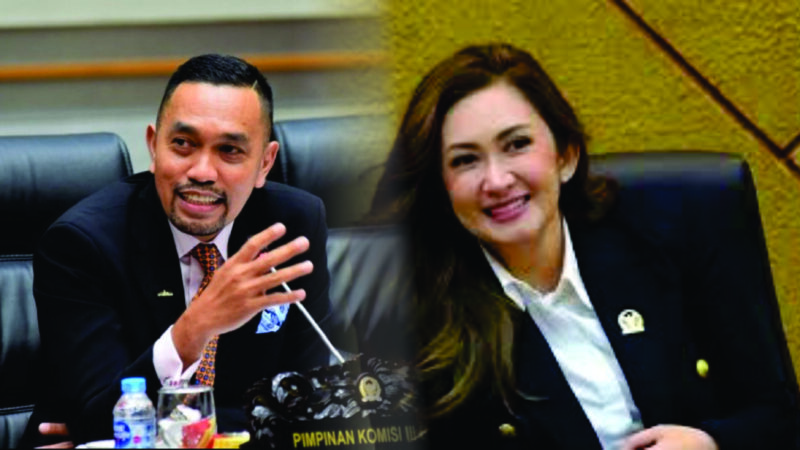 Sahroni dan Nafa Urbach. (kolase Diksiku)