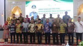 Ketua DPRD Kaltim, Hasanuddin Mas’ud, yang hadir dalam kegiatan tersebut menyampaikan apresiasi atas kiprah Kejati Kaltim selama masa transisi. (Foto/Hms)