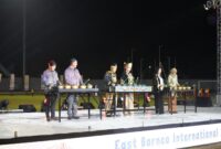 Gemerlap budaya dari berbagai belahan dunia mewarnai langit Stadion Gelora Kadrie Oening, Samarinda. (Foto/Hms)