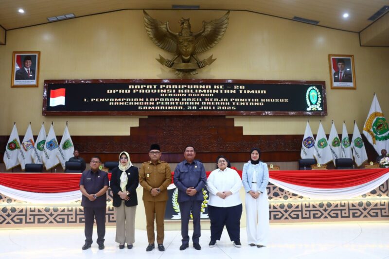 Raperda tentang Rencana Pembangunan Jangka Menengah Daerah (RPJMD) Kalimantan Timur 2025–2029 resmi disahkan menjadi Peraturan Daerah (Perda). (Foto/Hms)