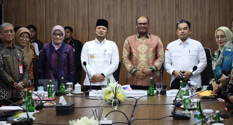Rapat mediasi tentang batas Sidrap kembali digelar di Kantor Badan Penghubung Kaltim, Jakarta, Kamis (31/7/2025). 