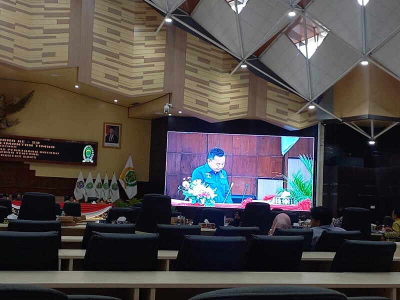 Juru Bicara Fraksi PAN-NasDem DPRD Kaltim, Baharuddin Demmu. (Foto/Diksiku)