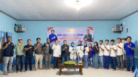 Peringatan Hari Lahir Karang Taruna Kecamatan Amali yang dirangkaikan dengan dialog kepemudaan, Kabupaten Bone, Sabtu (31/8). (ist)