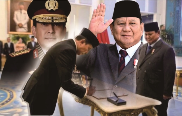 Presiden Prabowo melantik Jenderal Purnawirawan Ahmad Dofiri sebagai Penasehat Khusus Presiden Bidang Kamtibmas dan Reformasi Kepolisian, Rabu (17/9). (ist)