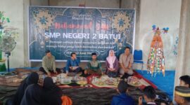 Suasana peringatan maulid Nabi Muhammad SAW di SMPN 2 Batui, Kabupaten Banggai, Sabtu (6/9). (ist)