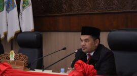 DPRD Kaltim menggelar Rapat Paripurna ke-30 untuk menyimak pidato kenegaraan Presiden RI dalam rangka HUT ke-80 Kemerdekaan RI. (Foto/Hms)