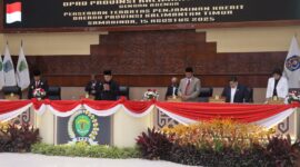 DPRD Kaltim menggelar Rapat Paripurna ke-31 Masa Sidang 2025 di Gedung Utama DPRD Kaltim. (Foto/Hms)