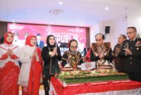 Anggota DPRD Kaltim Shemmy Permata hadiri peringatan HUT ke-80 Republik Indonesia. (Foto/Hms)