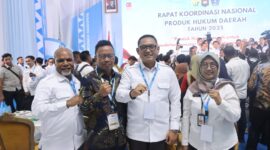 Ketua Bapemperda DPRD Kaltim, Baharuddin Demu hadiri Rakornas PHD di Sultra. (Foto/Hms)
