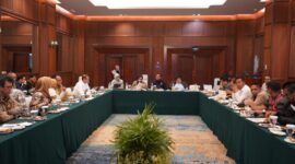 Banggar DPRD Kalrim gelar rapat kerja bersama TAPD Kaltim. (Foto/Hms)