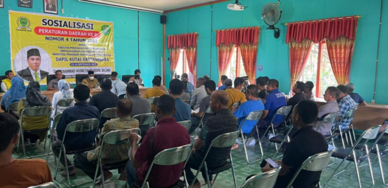 
Sosialisasi Peraturan Daerah (Perda) Nomor 9 Tahun 2023 tentang Pendidikan Pancasila dan Wawasan Kebangsaan mendapat sambutan hangat dari warga Desa Liang Ulu, Kecamatan Kota Bangun. (Foto/Ist)