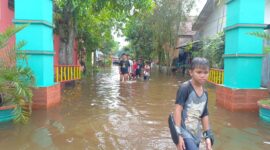 Fenomena banjir di Samarinda. (Foto/Dok/Diksiku)