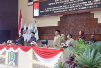 DPRD Kaltim gelar paripurna ke-36 Tahun 2025, dengan agenda utama revisi kegiatan masa sidan III dan penyampauan nota penjelasan keuangan dan Rancangan Peraturan Daerah (Raperda) tentang perubahan APBD 2025. (Foto/Hms)