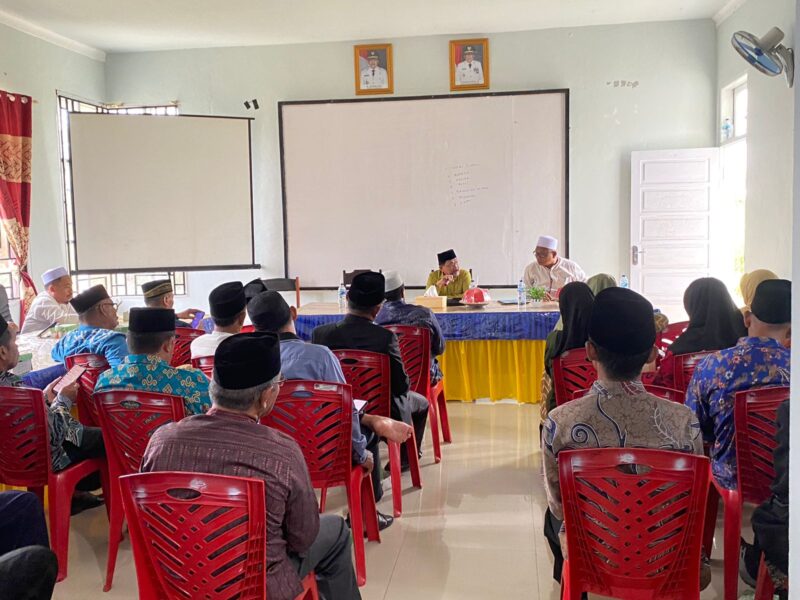 Dewan Hakim Musabaqah Tilawatil Qur’an (MTQ) XLIII Tingkat Kabupaten Banggai menggelar rapat pleno di Kantor Camat Batui Selatan, Sabtu (27/9/2025) pagi. (ist)