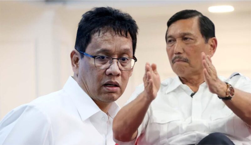 Menkeu Purbaya Yudhi Sadewa dan Ketua DEN Luhut Binsar Pandjaitan. (kolase;Diksiku)