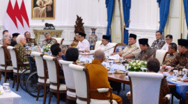 Presiden Prabowo Subianto menerima tokoh Gerakan Nurani Bangsa di Istana Merdeka, Jakarta, pada Kamis, 11 September 2025. (Foto: BPMI Setpres/Muchlis Jr)