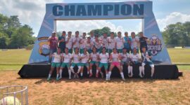 Bhayangkara Bone Football Club berhasil meraih juara 3 dalam Kapolres Wajo Cup 2025. (ist)