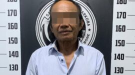 Kakek 60 tahun pelaku Narkoba yang diamankan di Desa Kampuno, Kecamatan Barebbo, Kabupaten Bone, Jumat (17/10). (ist)