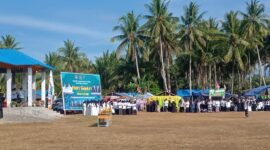 Suasana upacara Hari Santri Nasional 2025 di Kabupaten Banggai, Rabu (22/10). (ist)