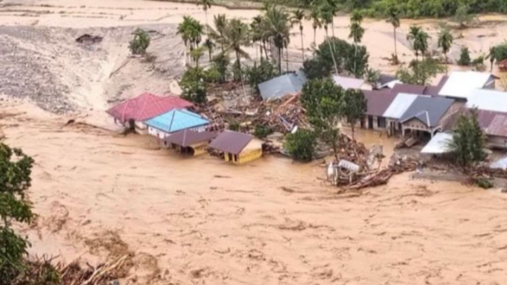 Banjir Bandang melanda Nagan Raya Aceh. (int)