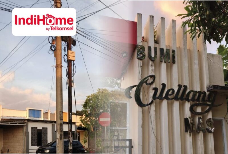 Warga Perumahan Bumi Cilellang Mas keluhkan terputusnya jaringan internet indihome Telkomsel. (Diksiku/Idhul)
