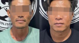 Dua pelaku narkoba yang diamankan Satresnarkoba Polres Bone pada Rabu (26/11) lalu. (ist)