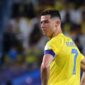 Cristiano Ronaldo kecewa usai Al Nassr dibantai Al Hilal. (int)