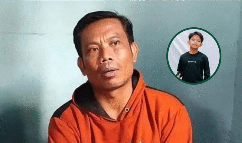 Ayah Farel Prayoga, Joko Suyoto. (int)