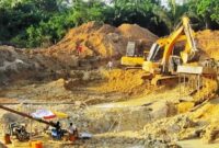 ilustrasi tambang ilegal. (int)