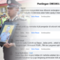 Kolase upacara pemecatan 3 oknum personel Polres Bone dan screen capture komentar netizen. (ist)