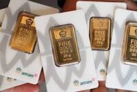 Emas Antam Melonjak Tajam, Kini Rp 3.003.000 per Gram