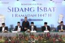 Sidang isbat penetapan awal Ramadan 1447 H / 2026 M. (int)