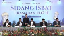 Sidang isbat penetapan awal Ramadan 1447 H / 2026 M. (int)