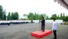 Gubernur Sul Sel Andi Sudirman Sulaiman saat membuka kegiatan Ramadhan Leadership Camp di Asrama Haji Sudiang,Makassar,Senin (22/2/2026)