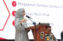 Ketua DPRD Provinsi Sulawesi Selatan, Rahmawati Dewi Yustitia Iqbal saat menjadi narasumber dalam kegiatan Ramadhan Leadership Camp yang diselenggarakan oleh Pemerintah Provinsi Sulawesi Selatan di Asrama Haji Makassar, Selasa (24/2/2026).