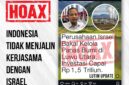 Isu investasi perusahaan Israel di Luwu Utara dipastikan hoaks. Pemprov Sulsel tidak pernah menerbitkan izin.