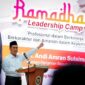 Menteri Pertanian H. Andi Amran Sulaiman memberikan arahan pada Leadership Camp ASN Sulawesi Selatan di Asrama Haji Sulawesi Selatan, Kamis (26/2/2026).