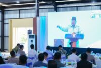 Gubernur Sulsel Andi Sudirman mengikuti virtual Launching dan Ground Breaking 1.179 SPPG serta Peresmian 18 Gudang Ketahanan Pangan Polri se-Indonesia oleh Presiden RI Prabowo Subianto, Bantaeng, Jumat (13/2). (ist)